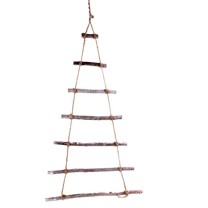 Choinka Drewniana do Zawieszenia i Dekoracji