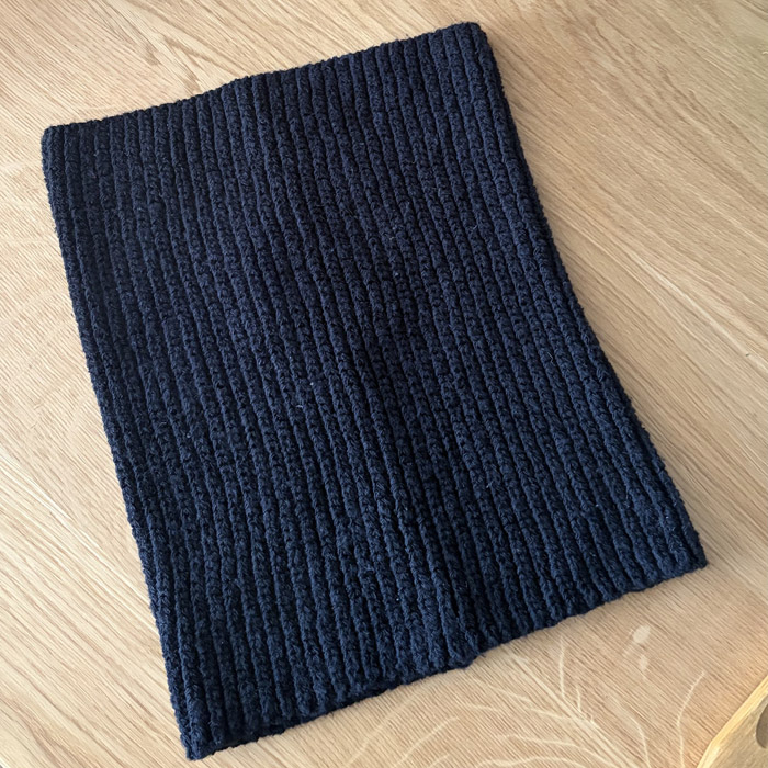 Czarny Komin Konopno-Bawełniany Oddychający