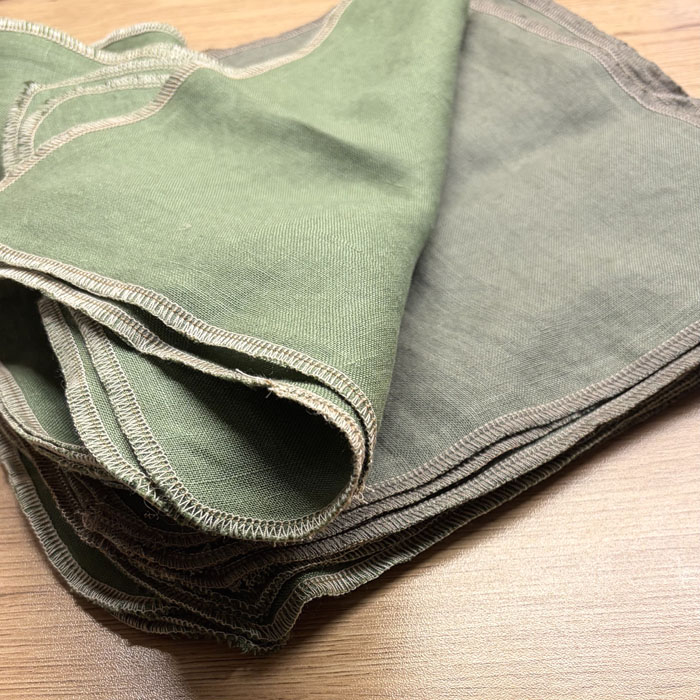 Zielone Mini Ręczniki Lniane