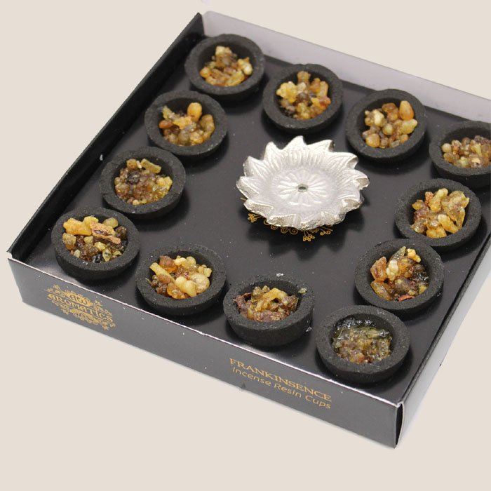 Olibanum Pudełko 12 Żywicznych Kubeczków