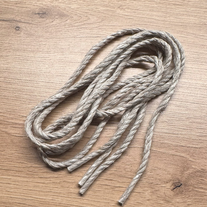 Sznurówki Lniane Skręcane