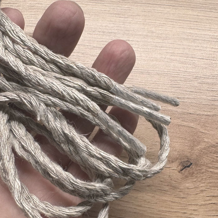 Sznurówki Lniane Skręcane