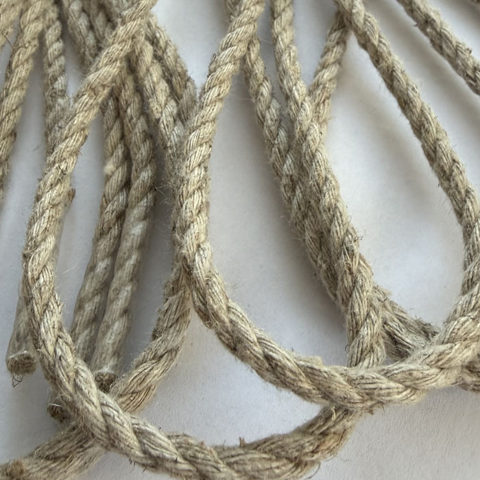 Sznurówki Konopno Bawełniane Skręcane 120 cm Rękodzieło z Charakterem