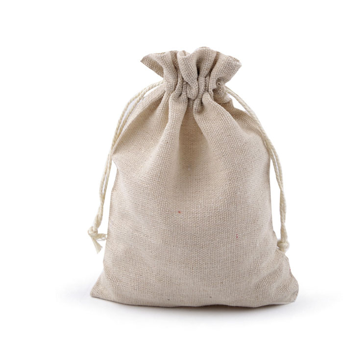woreczek lniany na prezent, linen bag.
