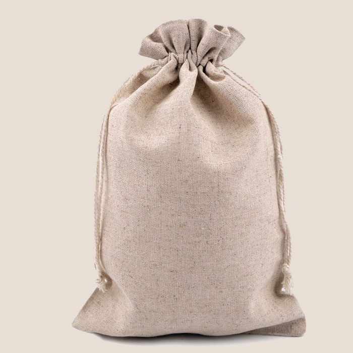woreczek lniany na prezent, linen bag.