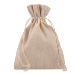 Woreczek Lniany 13x18 cm na Kamienie Zioła