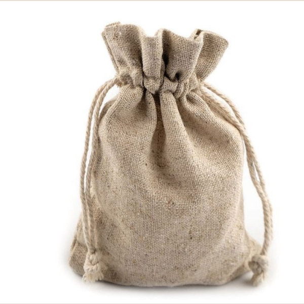 Woreczek Lniany Naturalny na Zioła