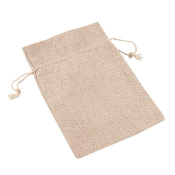 Woreczek Lniany 13x18 cm na Kamienie Zioła