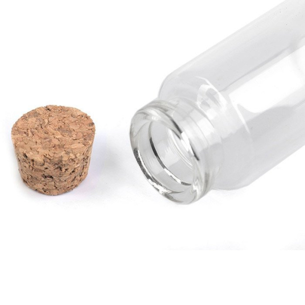 Buteleczka Szklana z Korkiem