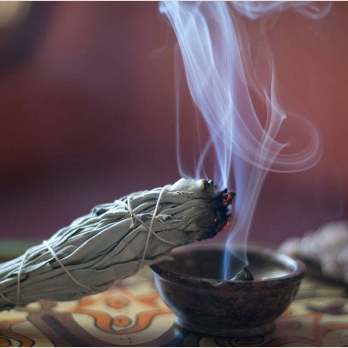 Czarna Szałwia Naturalne Kadzidło w Pęczku Smużki Czarna Szałwia